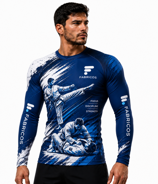 Fabricos Apex Combat Rash Guard – Blue Edition