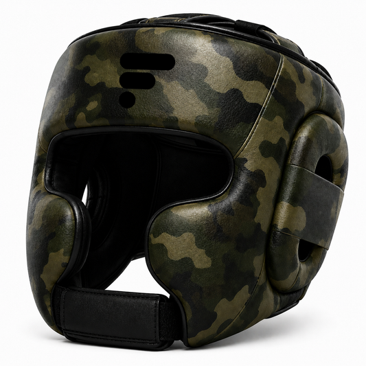 Fabricos Tactical Camo Boxing Head Guard