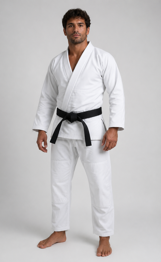 Fabricos Core BJJ Gi Uniform – White Edition