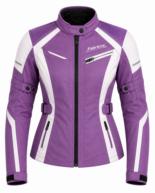 Fabricos Violet Edge Textile Motorcycle Jacket