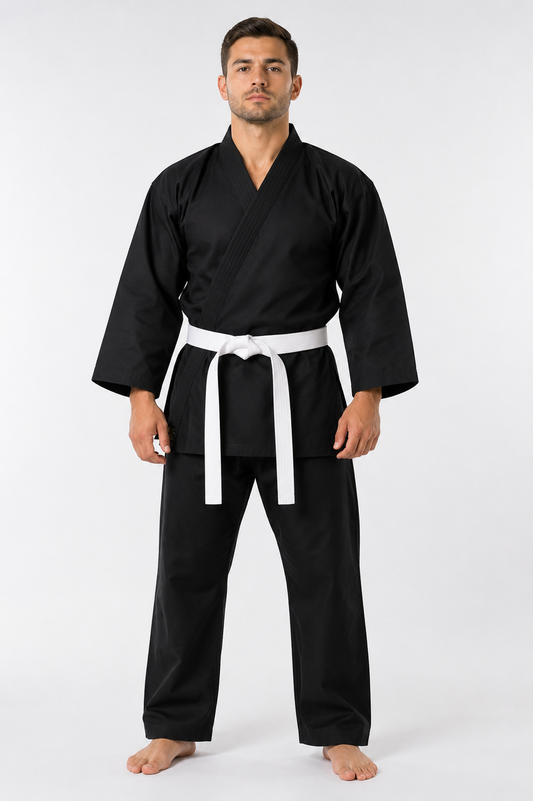 Fabricos Shadow Karate Gi Uniform– Black Edition